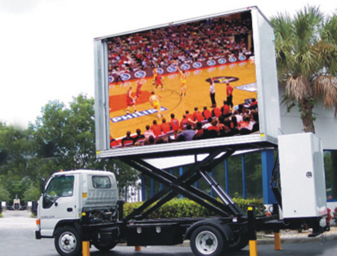 X –lifter Mobile truck LED Display