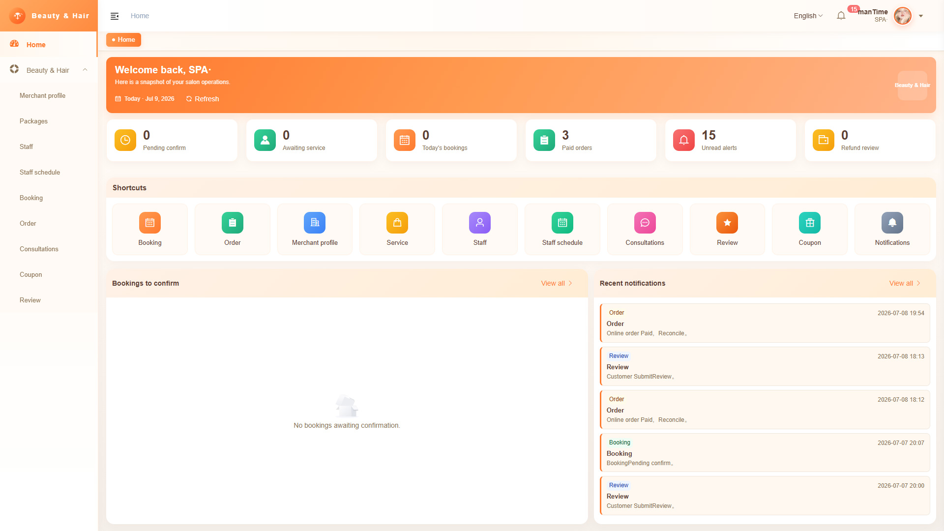 Beauty & Hair Salon Management Platform - 1