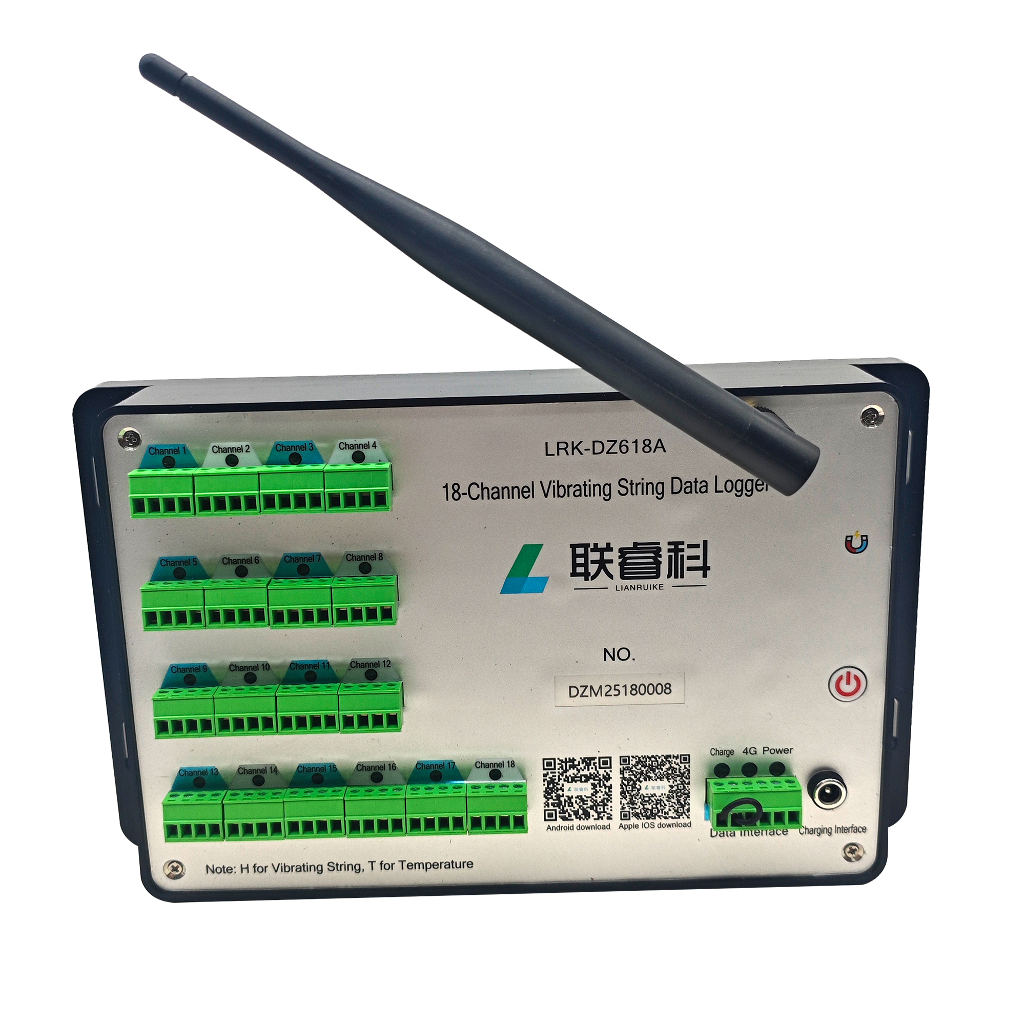 18 Channel Vibrating Wire Data Acquisition Instrument
